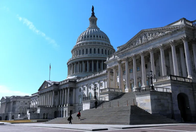 The U.S. Capitol is photographed