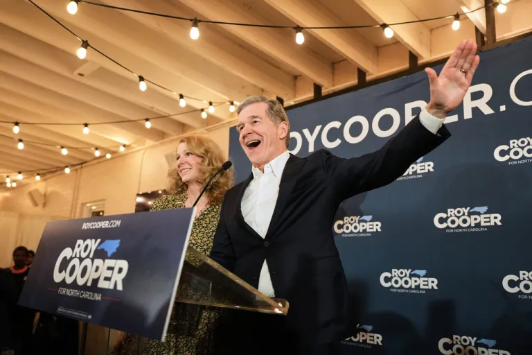 North Carolina Democratic Senate candidate Roy Cooper.