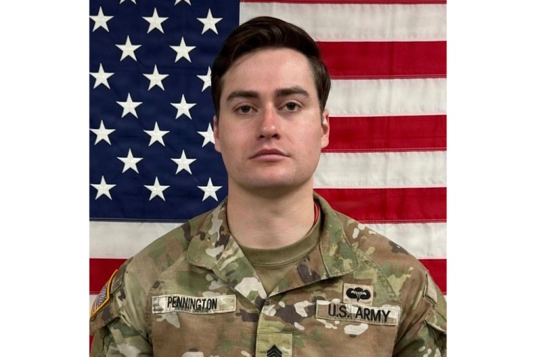 This image provided by the U.S. Army shows U.S. Army Sgt. Benjamin N. Pennington, 26, of Glendale, Kentucky