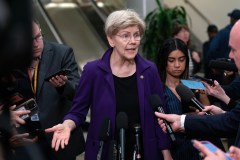 Warren backs populist primary candidates in Maine and Michigan