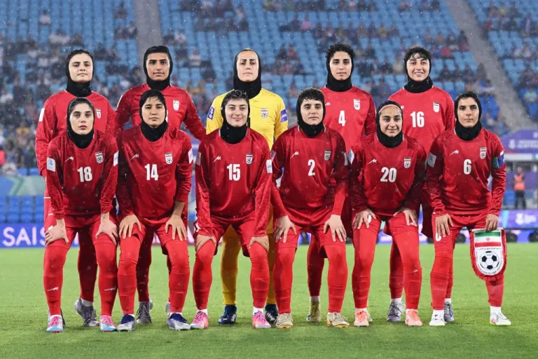 Iran women's soccer team.