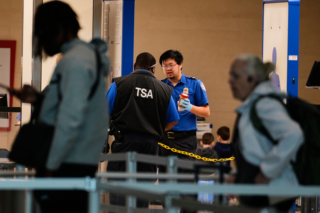 TSA data show 10% of officers called out sick Tuesday amid DHS shutdown: Report