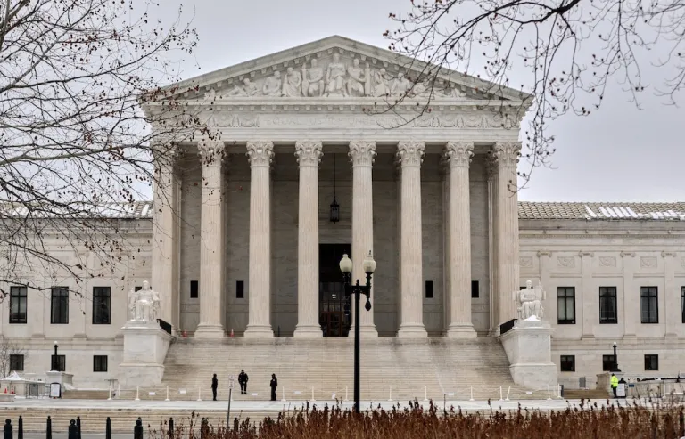 FILE - The Supreme Court is photographed, Feb. 6, 2026, in Washington. (AP Photo/Rahmat Gul, File)