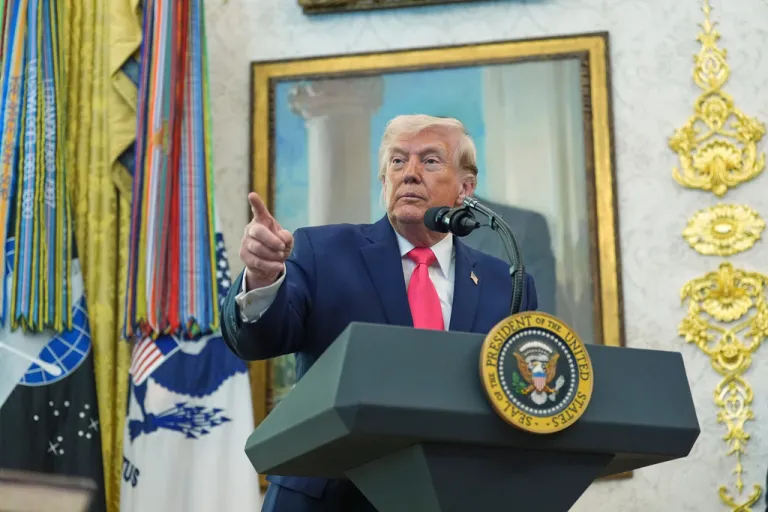 President Donald Trump specifically singled out Vice President JD Vance and Secretary of State Marco as critical negotiators in ongoing peace talks with Iran. (AP Photo/Alex Brandon)