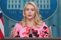 Leavitt says the closure of Strait of Hormuz is ‘completely unacceptable’ and ‘false’