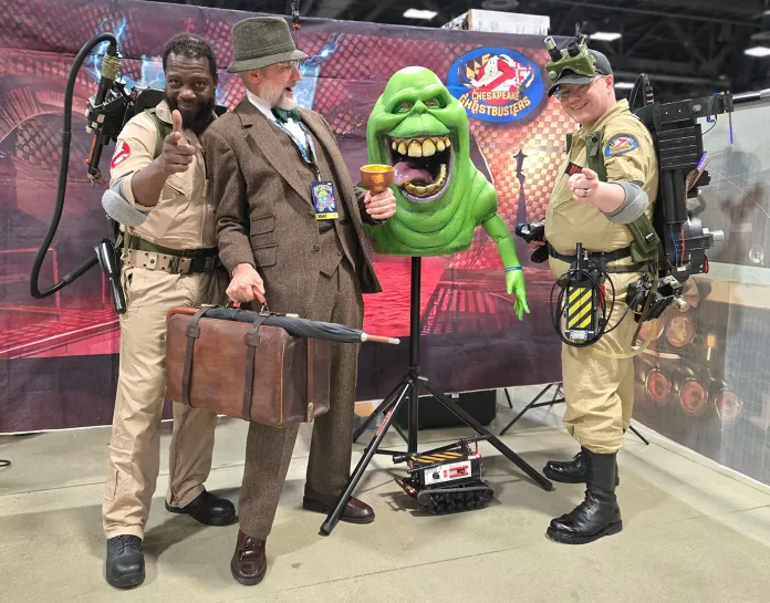 people posing for picture