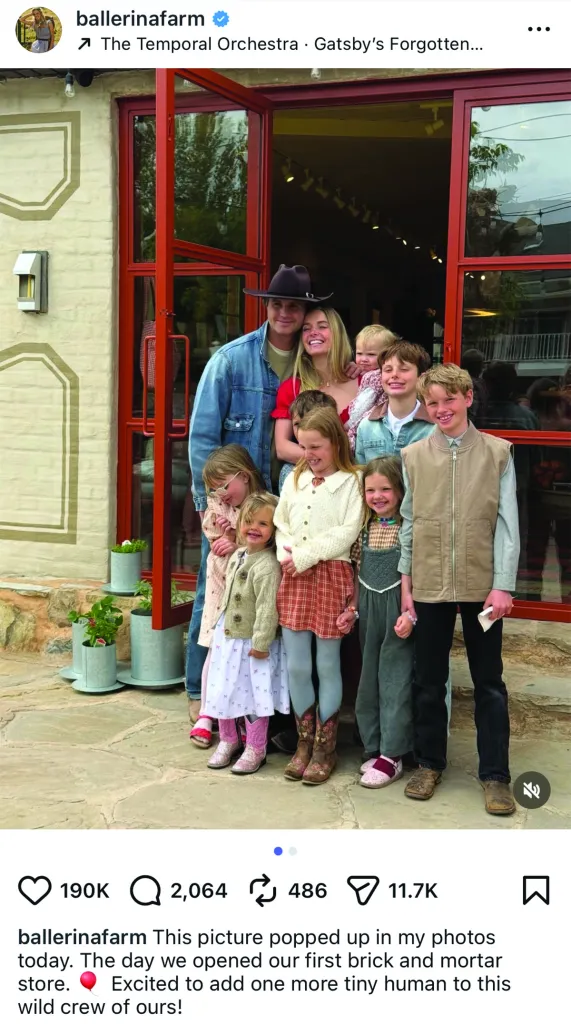 Ballerina Farm Instagram 