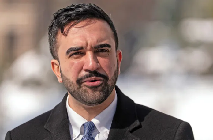 New York City Mayor Zohran Mamdani called the Iran offensive ‘a catastrophic escalation in an illegal war of aggression.’ (Yuki Iwamura/AP)