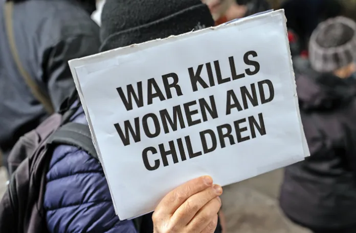 iran war protest (David Ryder/Bloomberg/Getty)