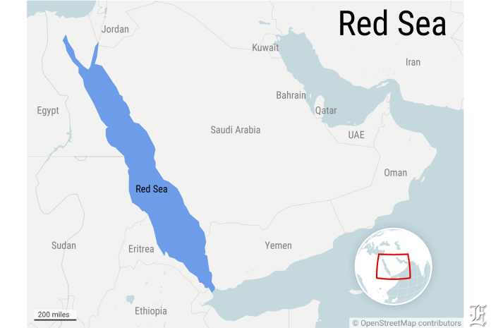 red sea graphic
