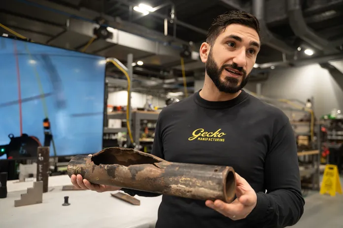 Jake Loosararian, co-founder and CEO of Gecko Robotics.