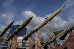 Iran launches ballistic missile at US military base after self-defense strikes