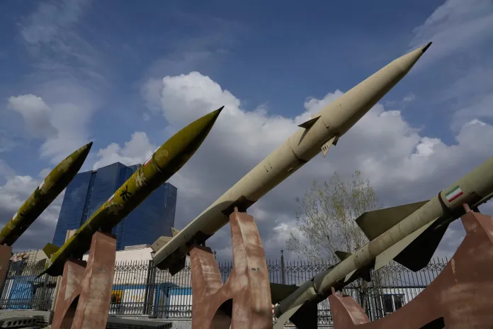 Domestically built Iranian missiles.