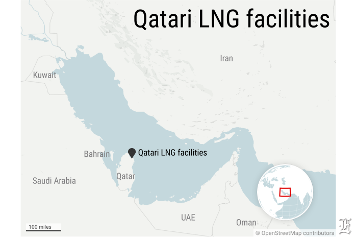 qatar lng sites graphic