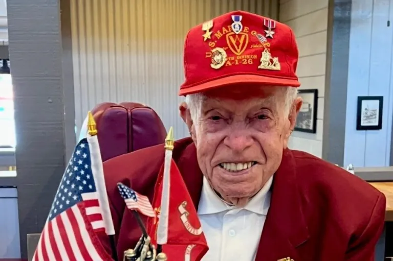 Charles Cram celebrating his 100th birthday on March 15, 2026. (Photo courtesy of Charles Cram).