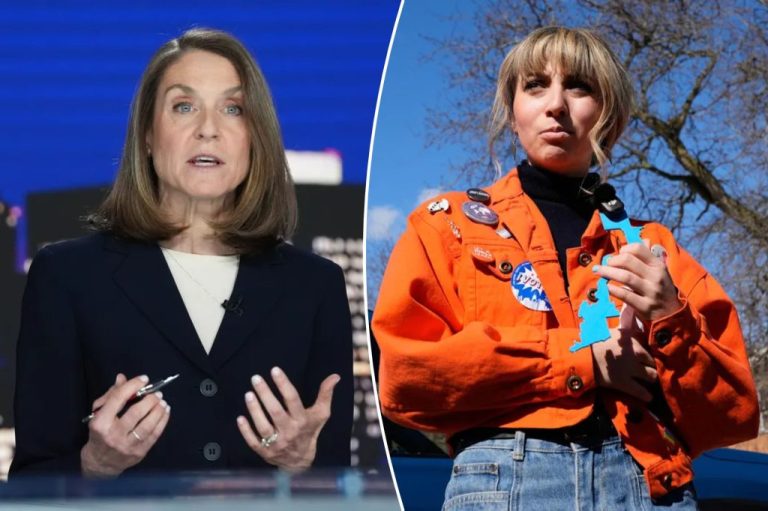 AIPAC's preferred candidate, state Sen. Laura Fine (left) came in third behind progressive Kat Abughazaleh in the Illinois Democratic primary in the 9th District. AIPAC attacked Evanston Mayor Daniel Biss, hoping to boost Fine, but it allowed Abughazaleh to ascend to second place. (Associated Press)