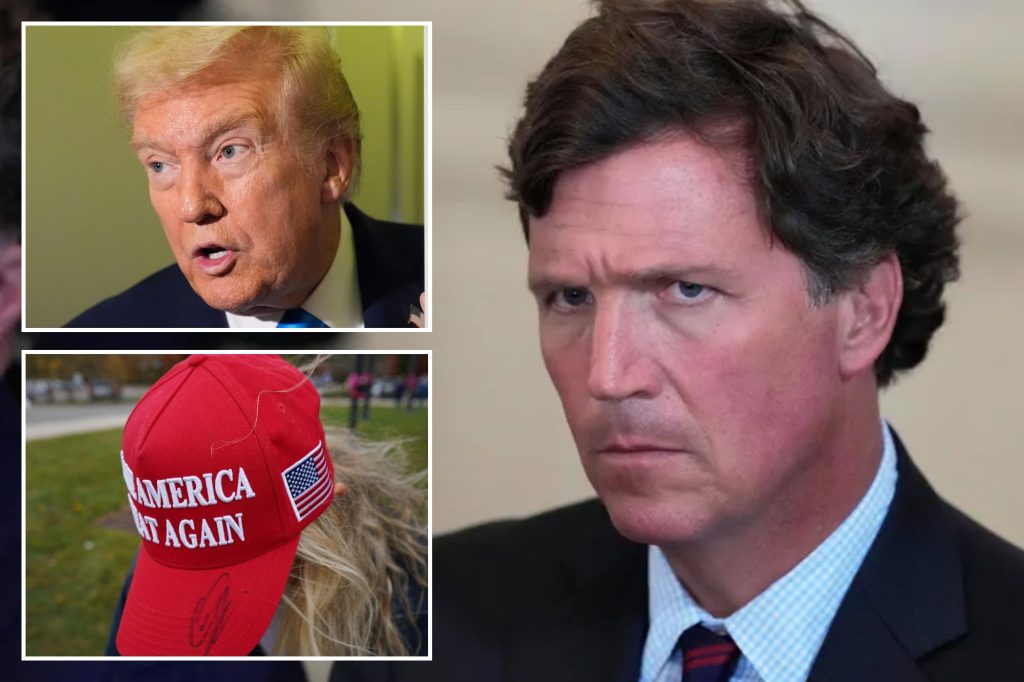 Trump says Tucker Carlson is ‘not MAGA’