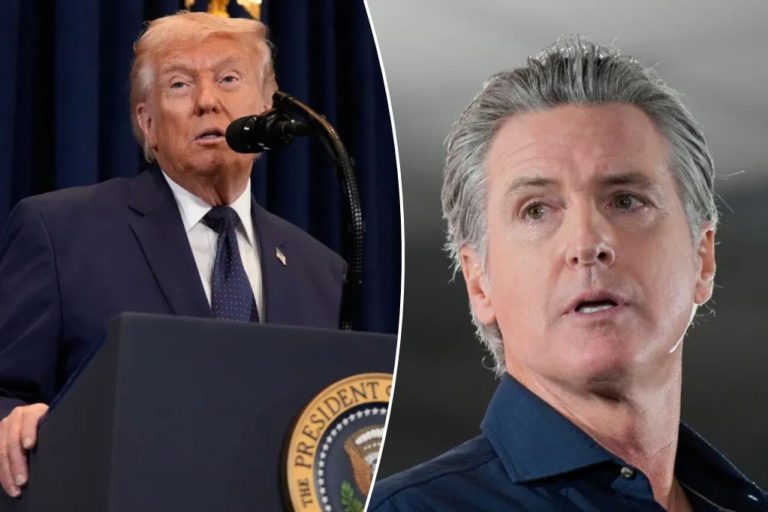 Trump Newsom gas prices