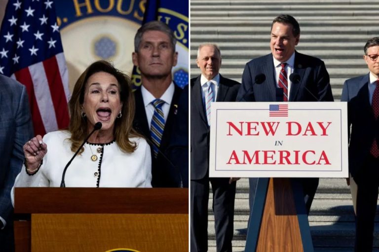 House Republican Conference Chairwoman Lisa McClain and National Republican Congressional Committee Chairman Richard Hudson 