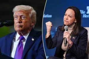 Trump warns opposition leader Machado it’s unsafe to return to Venezuela