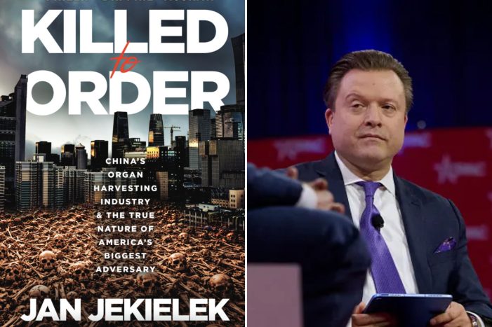 Collage of Jan Jekielek and his new book cover