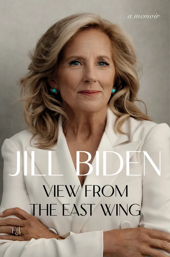 Book cover for former first lady Jill Biden's upcoming memoir, View From The East Wing (Simon & Schuster)