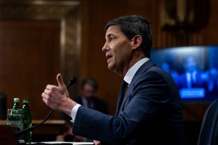 Kevin Warsh testifies at a hearing on his nomination to be chairman of the Federal Reserve.