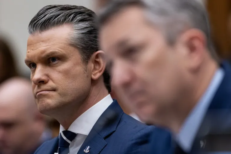 War Secretary Pete Hegseth.