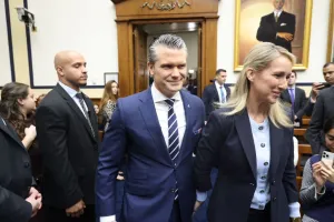 Hegseth and Caine’s first public hearing on Iran war dominated by partisan clashes