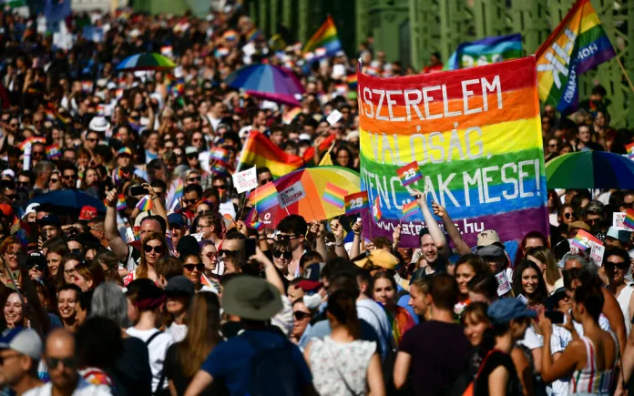 Pride parade in Hungary