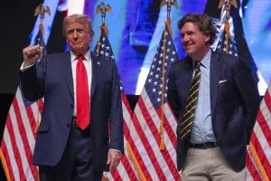 Tucker Carlson insists he hasn’t ‘fallen out’ with Trump over Iran war