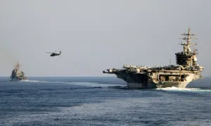 Trump announces US is ‘starting the process of clearing out’ Strait of Hormuz