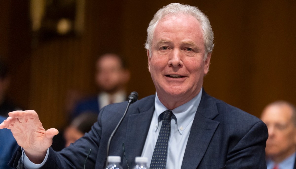 Image for Democrat Chris Van Hollen pushes back on left