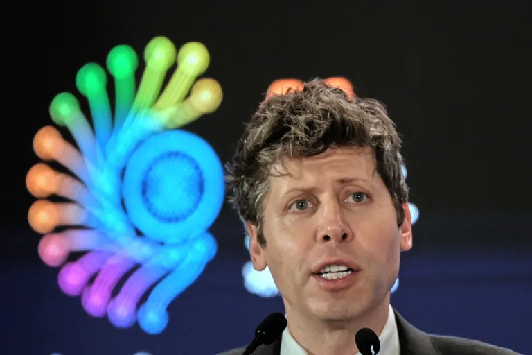 OpenAI’s CEO Sam Altman speaks at the AI Summit in New Delhi, India, Thursday, Feb. 19, 2026.