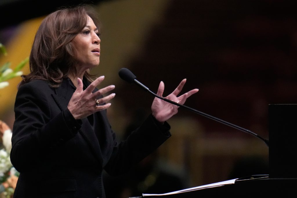 Harris calls Trump’s threats against Iran ‘abhorrent’ as ‘no plans’ present to end war