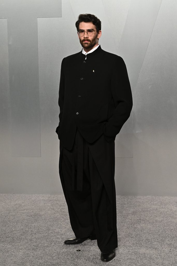 Hasan Piker arrives at the Vanity Fair Oscar Party on Sunday, March 15, 2026, at the Los Angeles County Museum of Art in Los Angeles