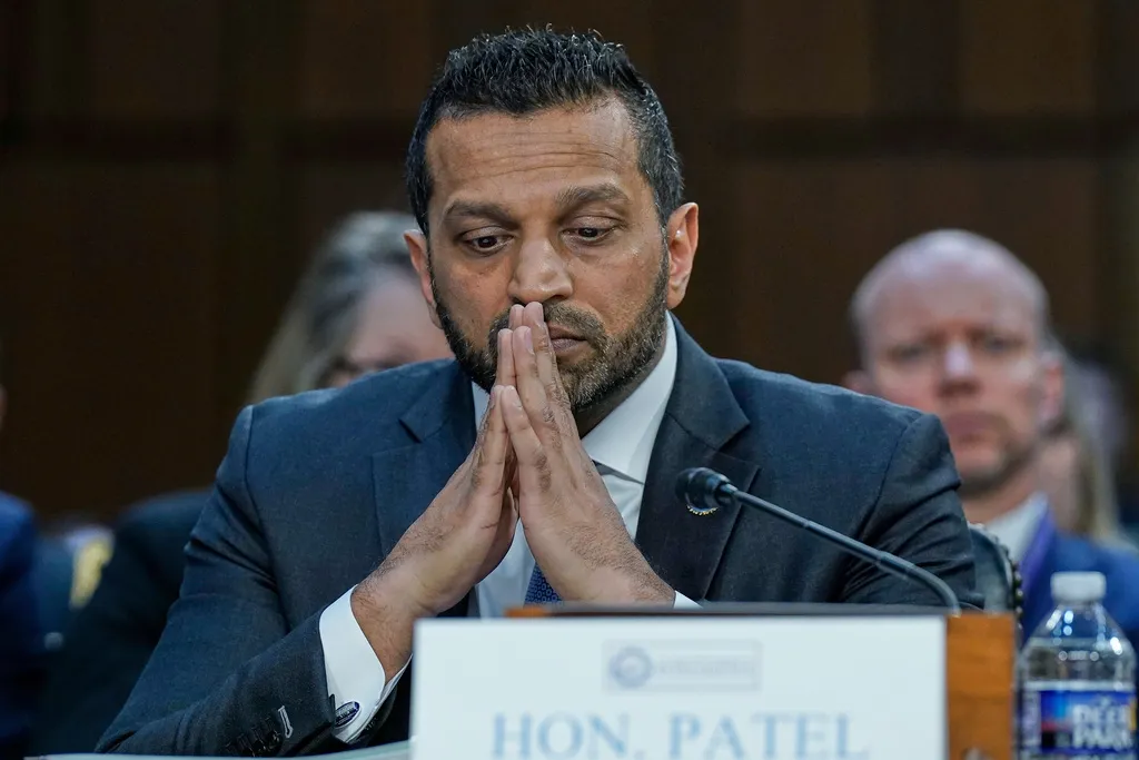 Patel cites FBI successes when asked about drinking problem