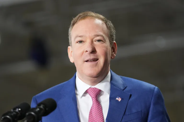 EPA Administrator Lee Zeldin speaking into a microphone