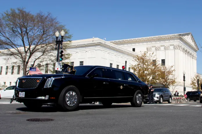 Audience of one: Trump watches from Supreme Court gallery during birthright citizenship arguments