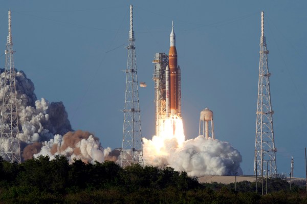 Artemis II lifts off with four astronauts on journey to moon and back