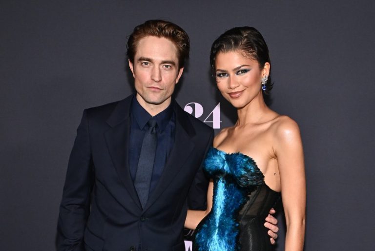Robert Pattinson, left, and Zendaya attend the special screening of 