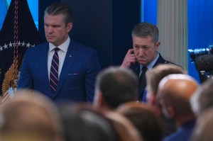 WATCH LIVE: Hegseth and Caine give update from Pentagon as US blockades Iran