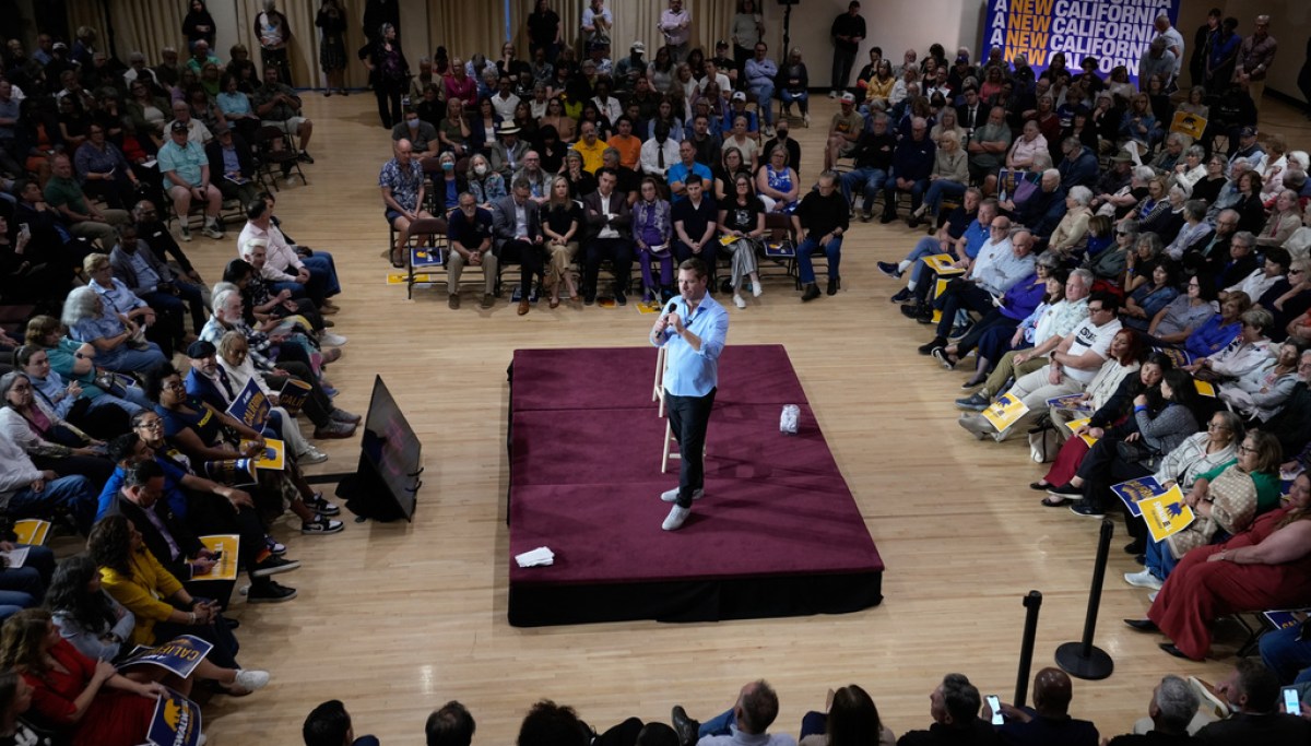 Swalwell’s baggage on full display as California governor bid hits turbulence