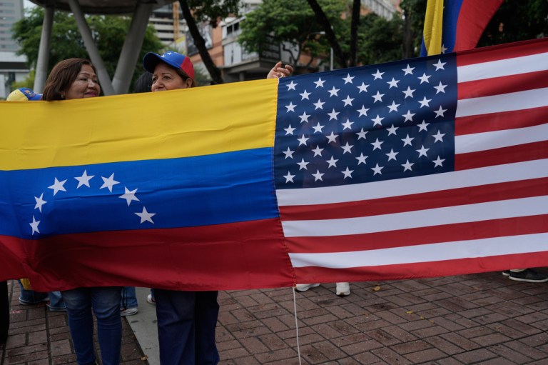 Venezuela US flag
