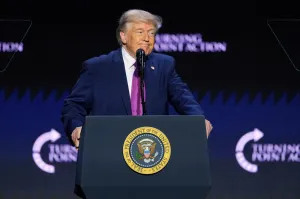 NATO’s offer to help with Iran doesn’t ‘count,’ Trump says at TPUSA event