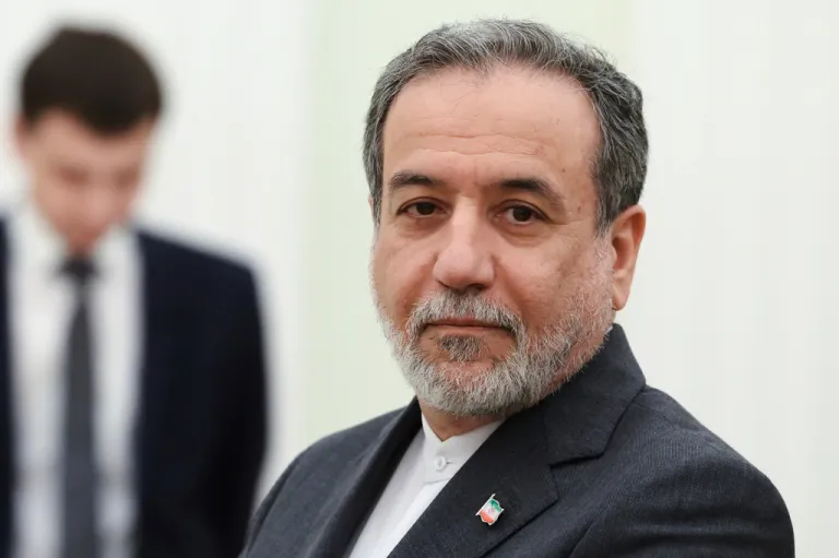Iranian Foreign Minister Abbas Araghchi stands waiting to meet Russian President Vladimir Putin for the talks at the Kremlin in Moscow, Russia, June 23, 2025.