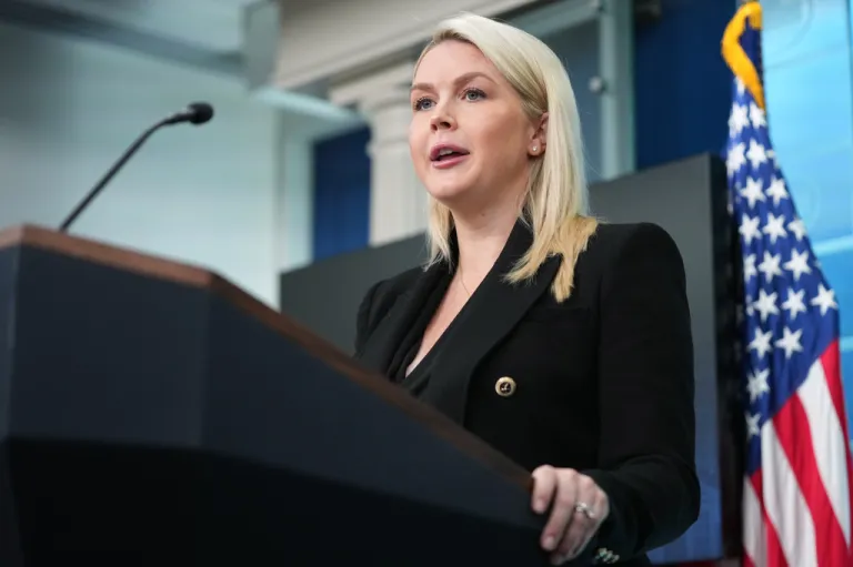 White House press secretary Karoline Leavitt blamed Democrats and certain members of the media for promoting a 