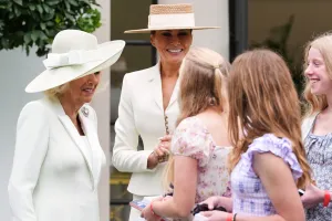 Melania Trump and Queen Camilla tour technology-in-education event at the White House