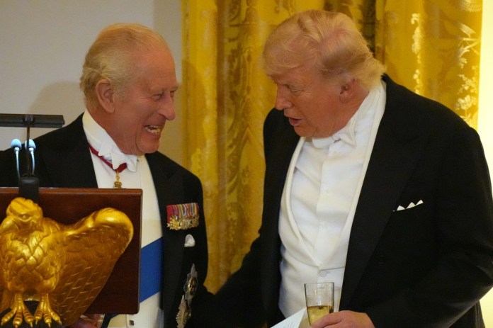 WATCH LIVE: King Charles bids farewell to Trump