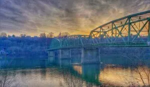 The sleepy little town of Kittanning in Armstrong County, Pennsylvania.